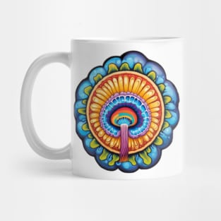 Mushroom Mandala - Flower Power Mug